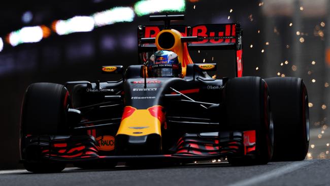 Daniel Ricciardo was the fastest in the second practice session for the Monaco GP.