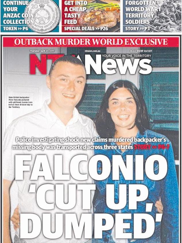 Thursday’s NT News front page