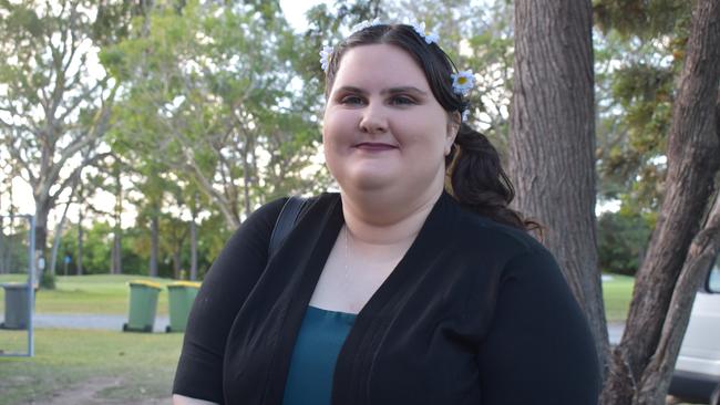Breiana Bombardieri at the Pioneer State High School formal at the Mackay Golf Course on Friday November 20. Picture: Zizi Averill