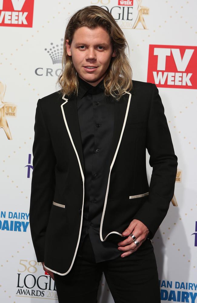 Logies Awards at Crown Casino , Melbourne .Singer Conrad Sewell Picture Julie Kiriacoudis
