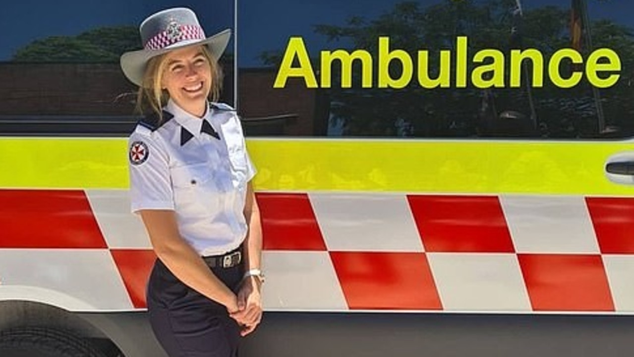 NSW Ambulance paramedic Katrisse Patterson was nearby due to another incident and quickly arrived to help. Picture: Instagram