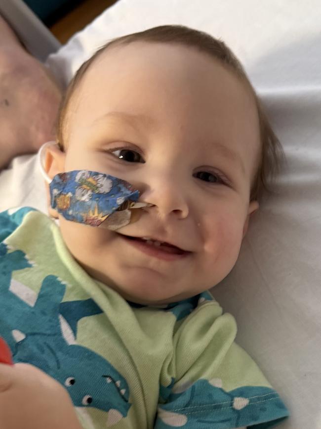 Scans revealed cancer throughout Bryson’s body. Picture: Supplied by family