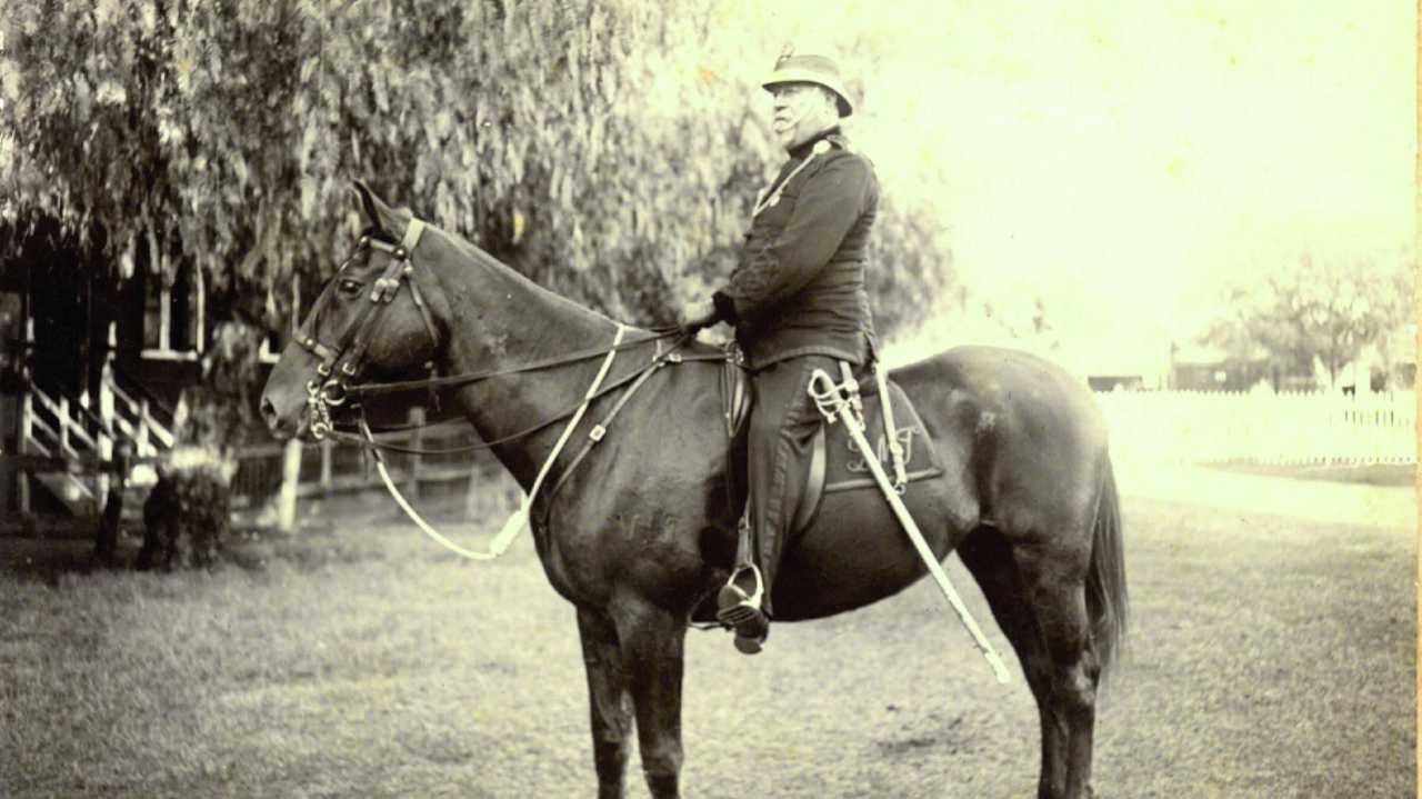 Sub-Insp Edward Martin saved a young Mackay woman's life by tracking her on horseback and foot through mangroves near Bakers Creek in 1906. Picture: QPS