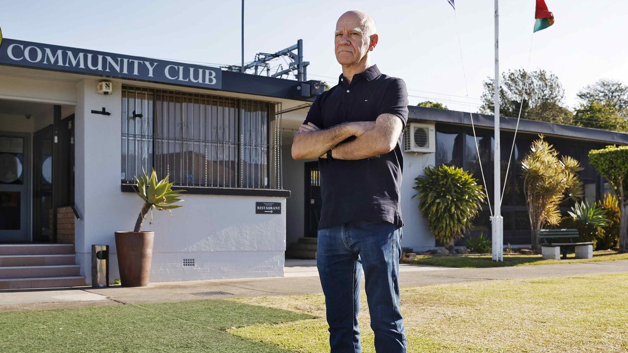 Portugal Community Club secretary Jorge Martins pictured outside the venue.