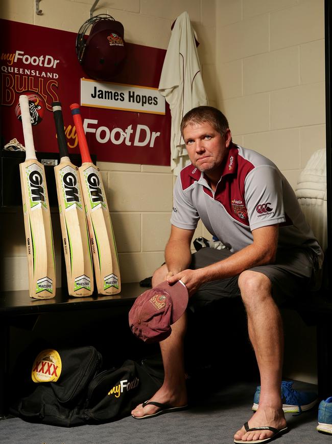 Queensland Bulls player James Hopes. Pic Peter Wallis