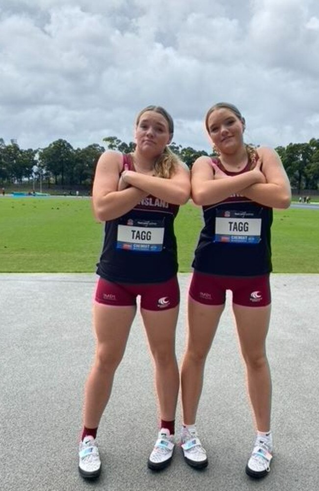 Sophia and Chanelle Tagg have their sights set on representing Australia.