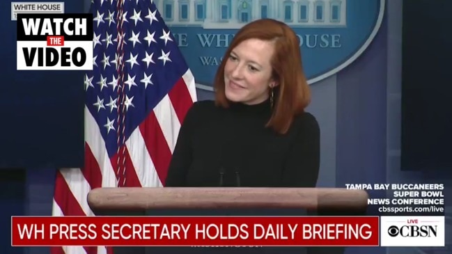 Joe Biden's press secretary Jen Psaki refuses to apologise for Space Force remarks (CBSN)