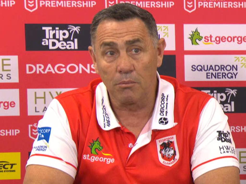 Shane Flanagan Dragons press conference.