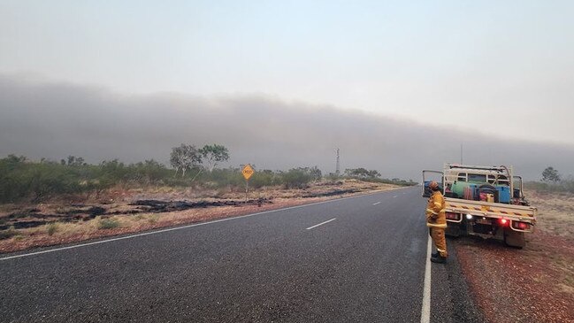 Bushfires NT has warned the Tennant Creek and surrounding areas would be impacted by heavy smoke from bushfires in the Barkly region.