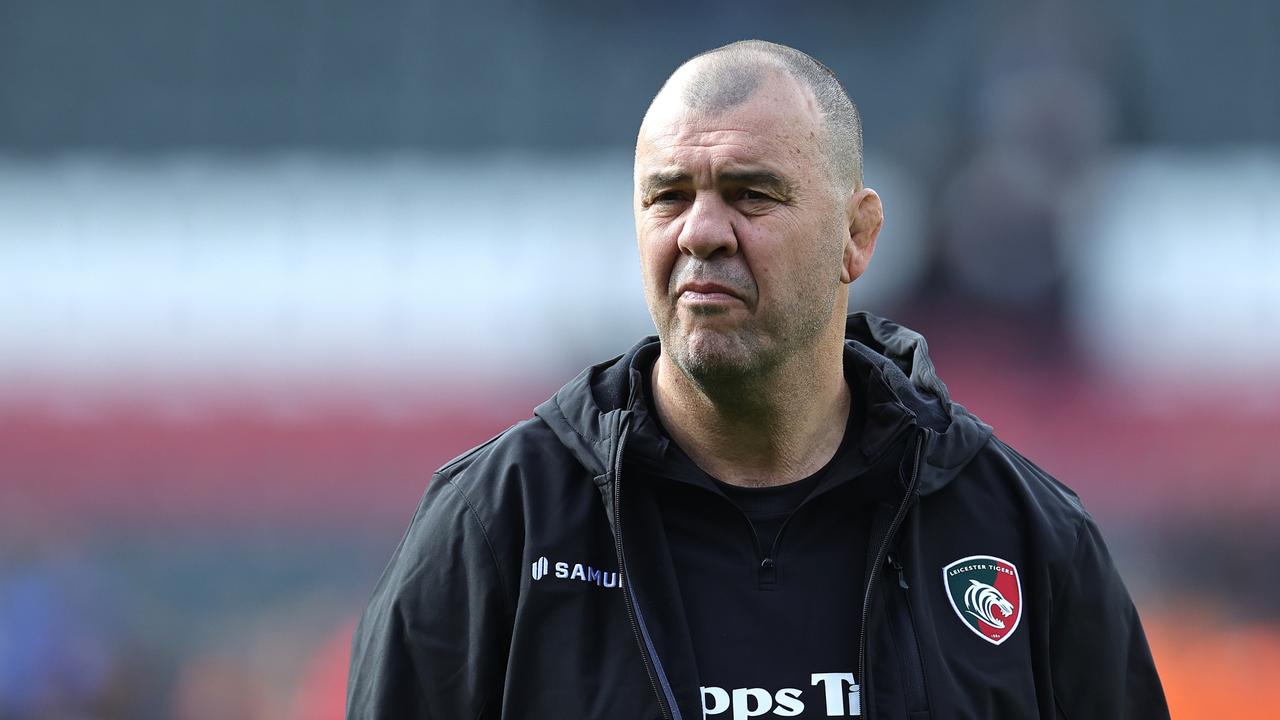 Michael Cheika, the Leicester Tigers head coach. Photo by David Rogers/Getty Images