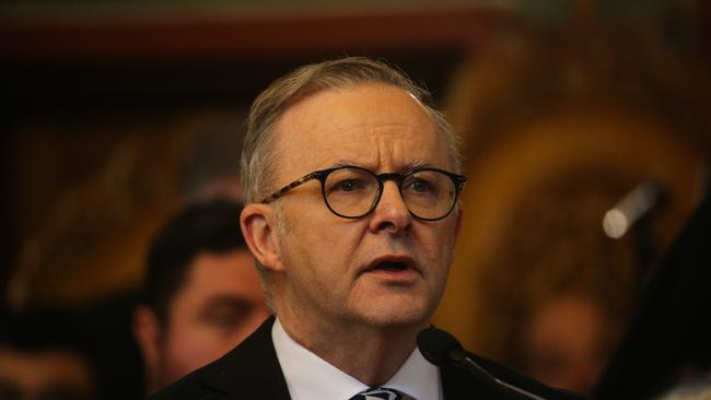 Anthony Albanese promised that Australian families would be better off under new childcare laws. Picture: NCA Newswire / Gaye Gerard