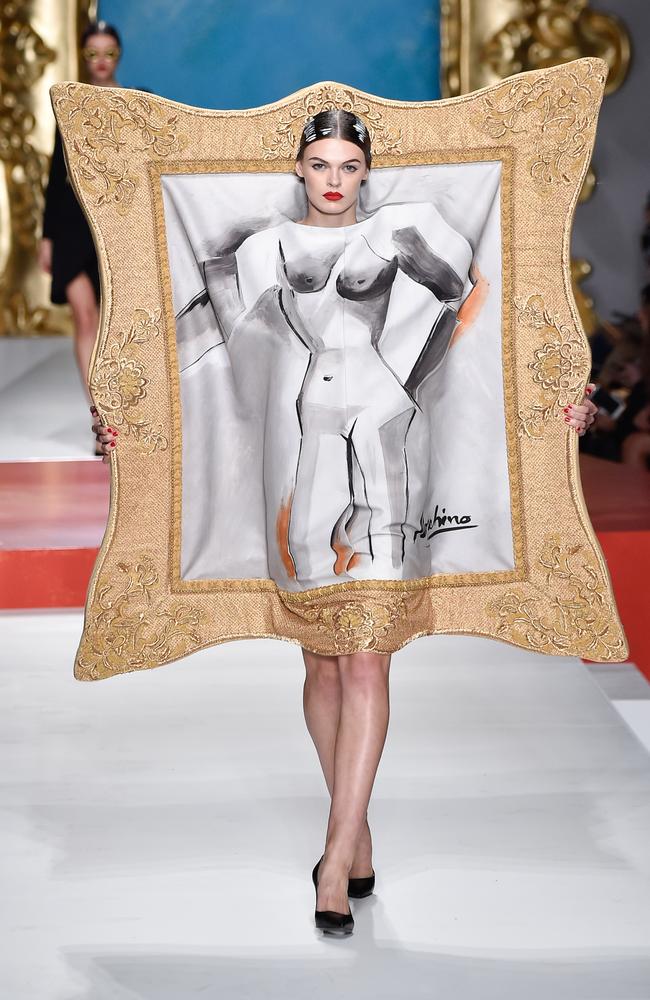 Picture perfect at Moschino. Picture: Getty Images