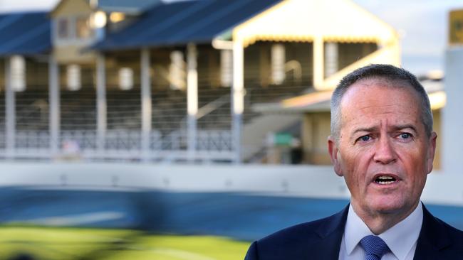 Opposition Leader Bill Shorten during a funding announcement for West Park at Burnie this morning. Picture: CHRIS KIDD