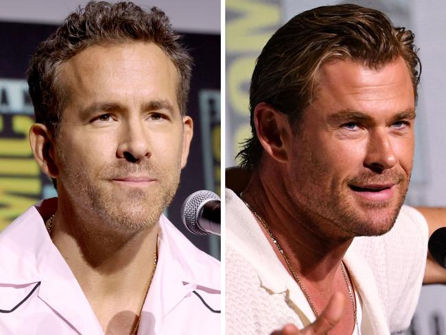 Ryan Reynolds sends fans wild with Chris Hemsworth tweet.