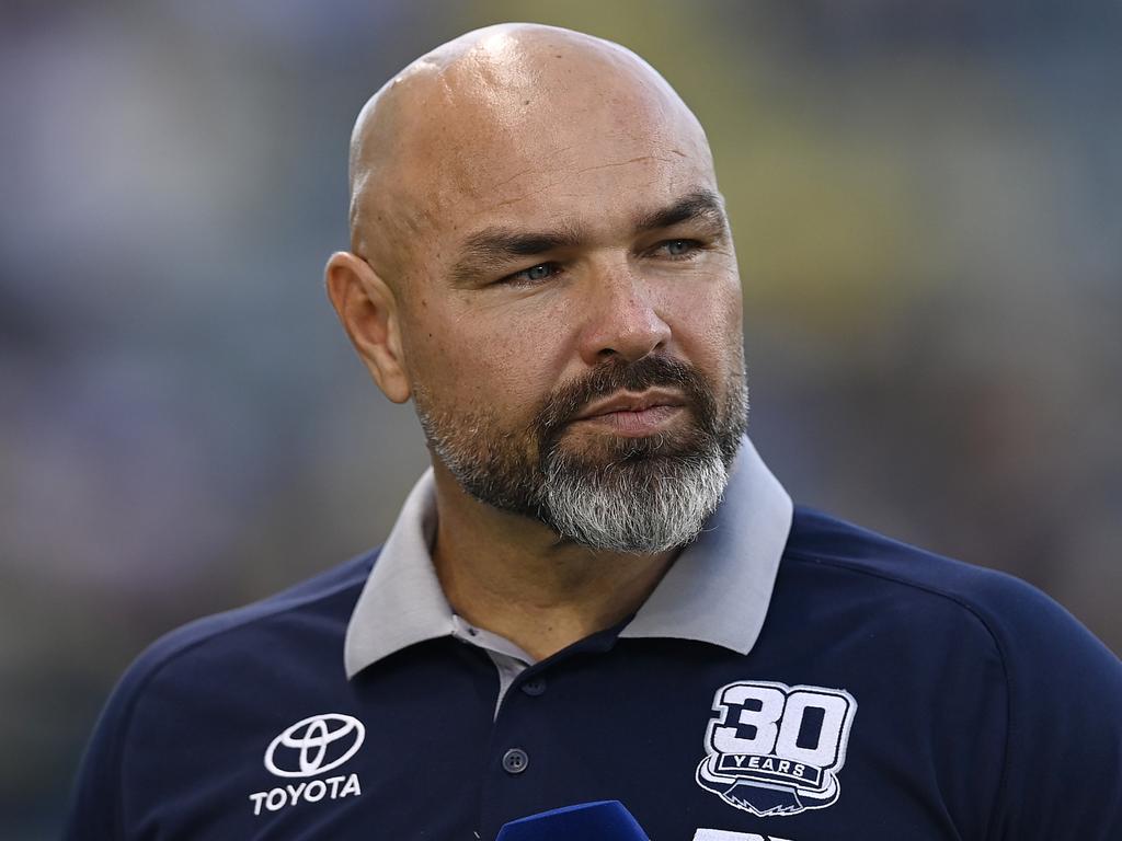 Cowboys coach Todd Payten was in the Hawthorn box on Thursday. Picture: Getty Images