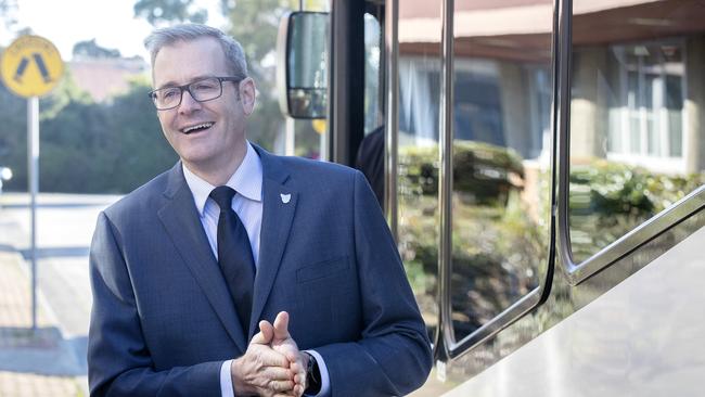 Infrastructure and Transport Minister Michael Ferguson has ruled out privatising Metro Tasmania. Picture: Chris Kidd