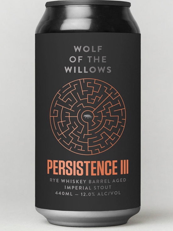 Wolf of the Willows Persistence III – Rye Whiskey Barrel Aged Imperial Stout 2022