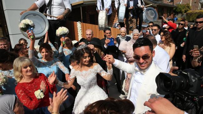 Salim and Aysha Mehajer's August 2015 wedding