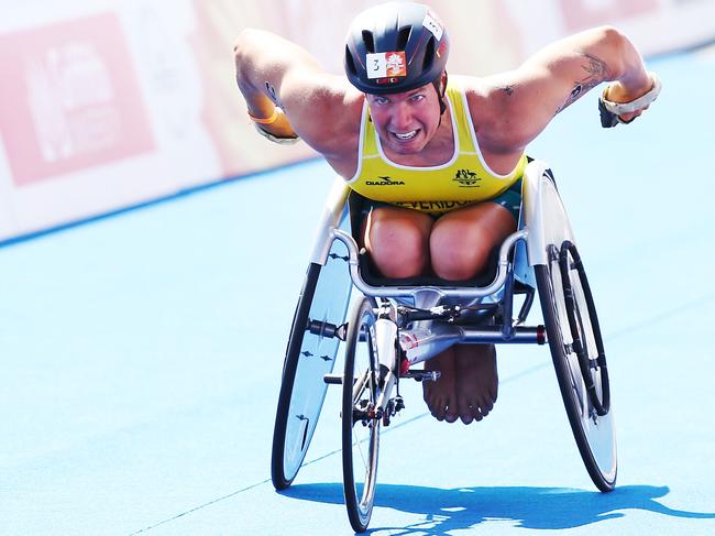 Nic Beveridge of Australia finished seventh in the 2020 Tokyo Paralympic Games. Picture: Michael Dodge