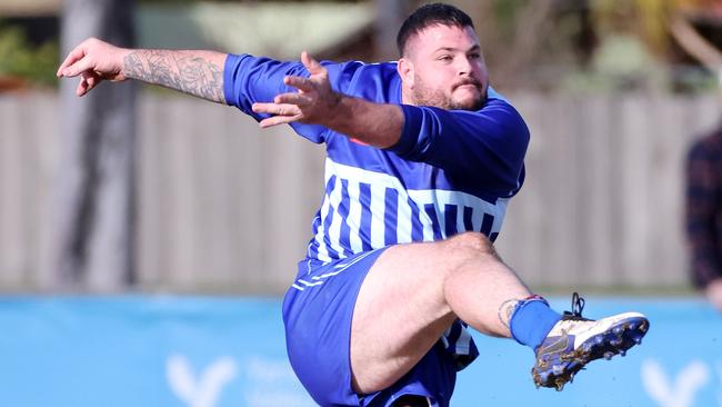 Dylan Cornford in action for Reservoir. Picture: George Salpigtidis