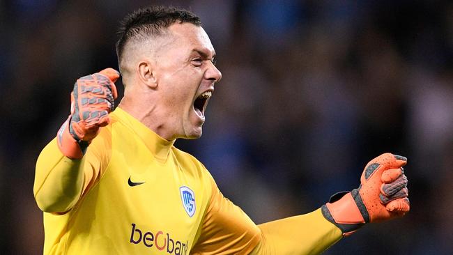 Genk and Socceroos goalkeeper Danny Vukovic. Picture: AFP