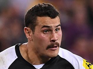 Panthers player Reagan Campbell-Gillard during the NRL Semi-Final between the Brisbane Bronco's and the Penrith Panthers in Brisbane, Friday, September  15, 2017.  (AAP Image/Dave Hunt) NO ARCHIVING