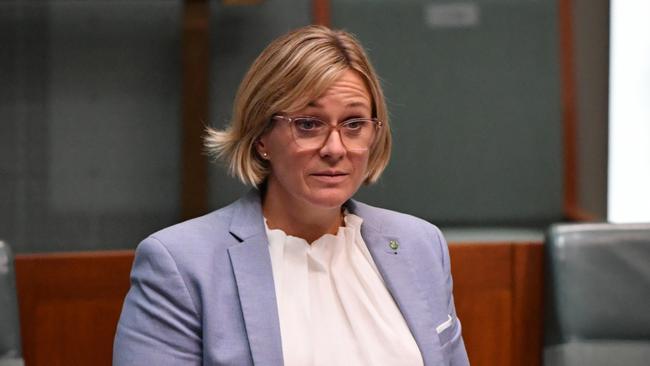 Independent MP Zali Steggall in the House of Representatives on Tuesday. Picture: AAP