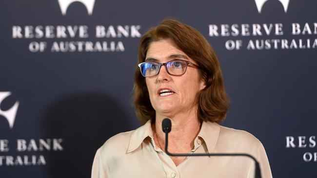 The US interest rate outlook has flipped, underscoring the wisdom of RBA governor Michele Bullock repeatedly highlighting that the world remains a highly uncertain place. Picture: Jeremy Piper/NCA NewsWire