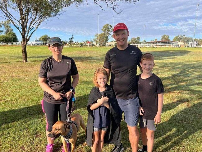 Darren Shuptrine and his family are keen volunteers for both Warwick Parkrun and ARK Southern Downs (Photo: supplied)