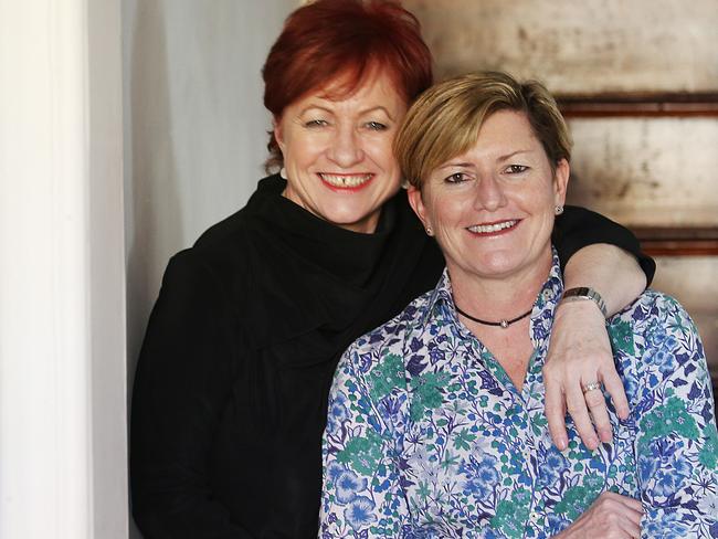 Frances said she wants to be part of Virginia Edwards and Christine Forster’s wedding in Australia. Picture: Danny Aarons/AAP