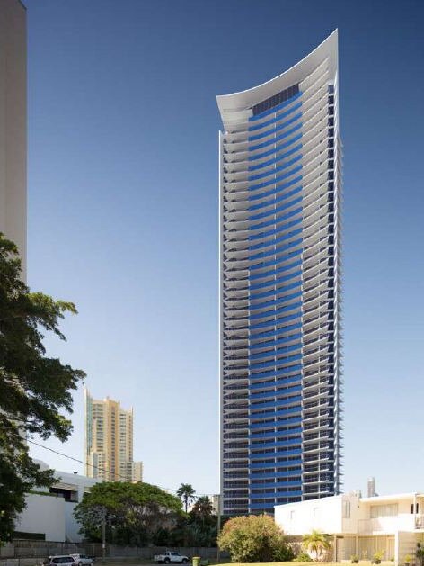 Drawing of the Budds Beach tower that never eventuated.