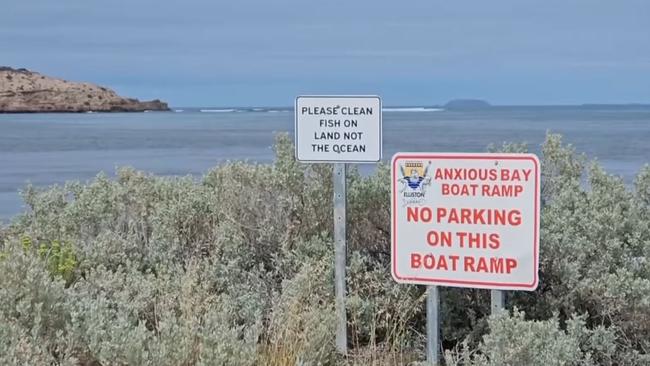 Anxious Bay boat ramp near Elliston. Picture: 7NEWS