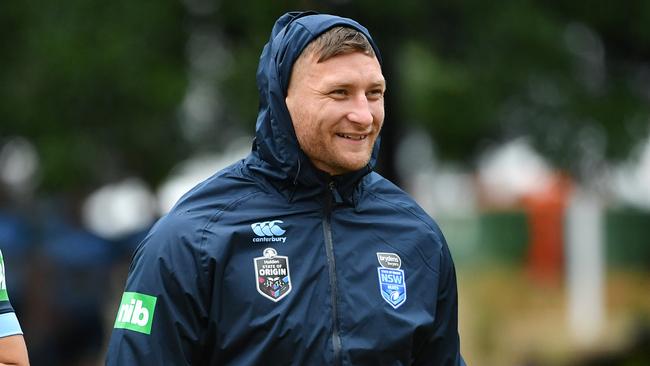 Tariq Sims has been called up to make his Origin debut. (AAP Image/Joel Carrett)