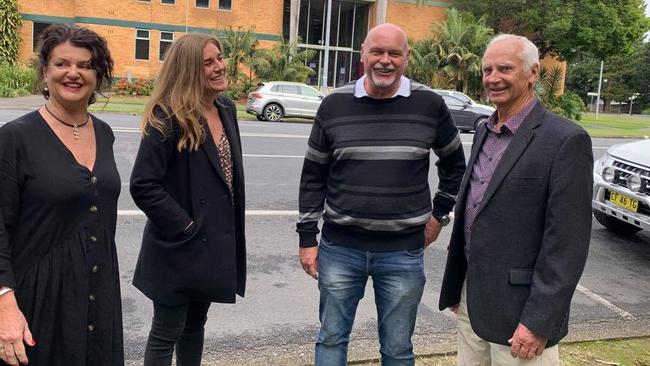 The 'Together we'll fix it' team Tammy Mills-Thom, Nikki Williams, John Lardner and Rodger Pryce. Photo by Janine Watson.