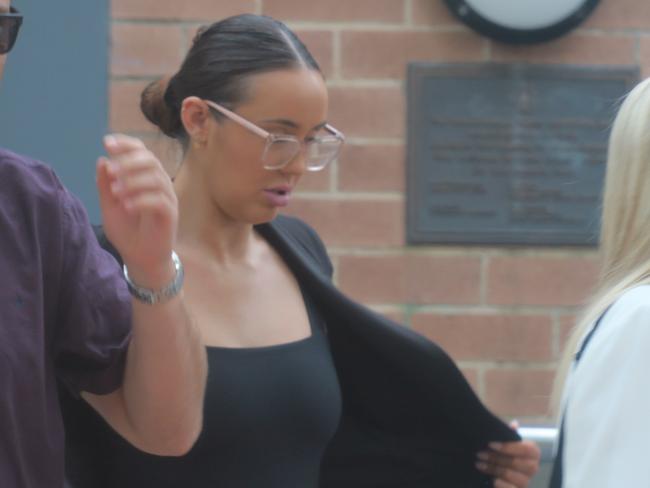 Donne leaving Wyong Local Court after pleading guilty to high range drink-driving. Picture: NewsLocal