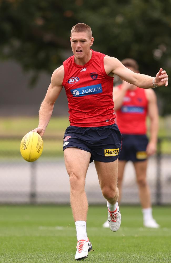 Adam Tomlinson is again out of the Melbourne side. Picture: Robert Cianflone/Getty Images