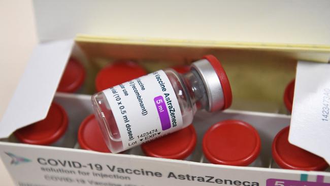 The TGA has observed seven new blood clot cases following the AstraZeneca vaccine. Picture: AFP