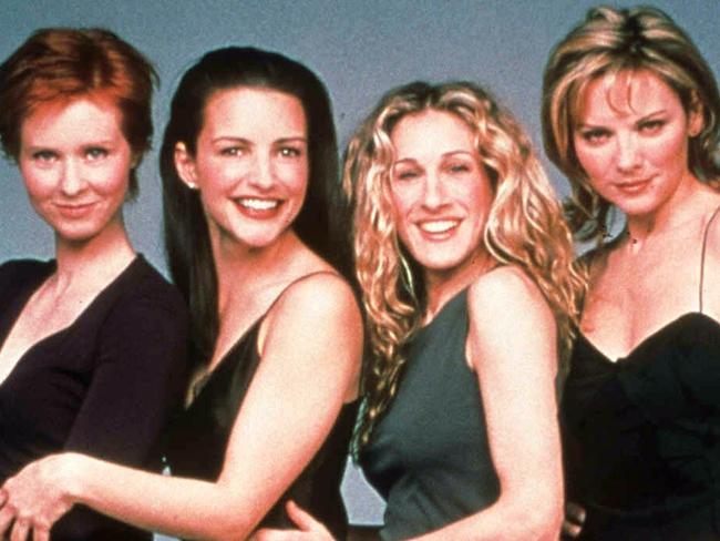 Cynthia Nixon, Kristin Davis, Sarah Jessica Parker and Kim Cattrall  in TV show 'Sex in the City'.