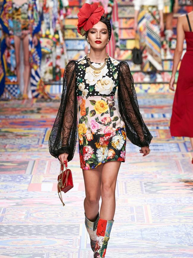 A model wears Dolce &amp; Gabbana. Picture: Alessandro Lucioni