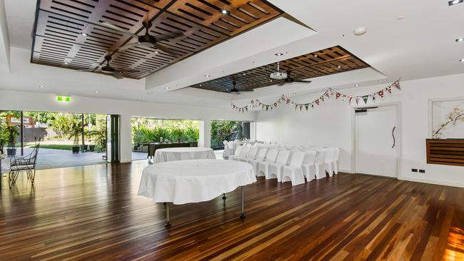 The function area of the Picnic Bay Hotel on Magnetic Island.