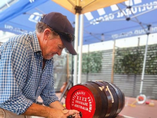 Tim Gleeson spikes Keg at Moo and Brew Festival