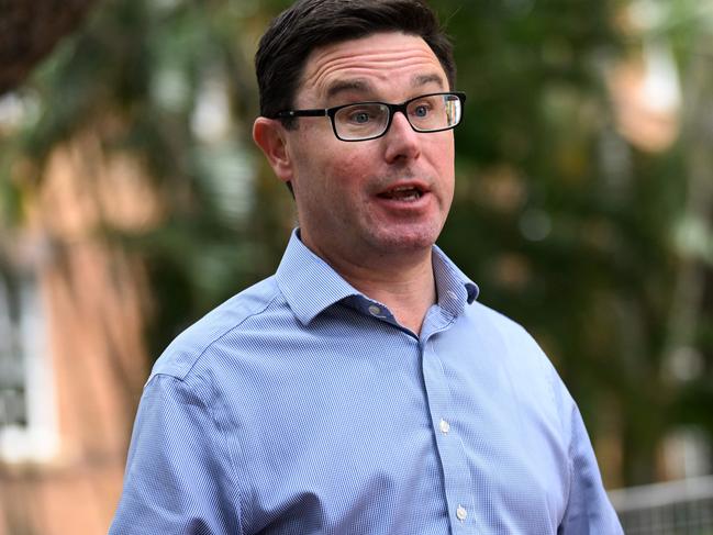 BRISBANE, AUSTRALIA - NewsWire Photos - OCTOBER 13, 2022.Leader of the National Party David Littleproud speaks during a press conference in Brisbane.Picture: NCA NewsWire / Dan Peled