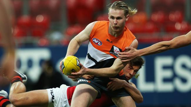 Cam McCarthy in action for GWS Giants last season. Picture: Phil Hillyard