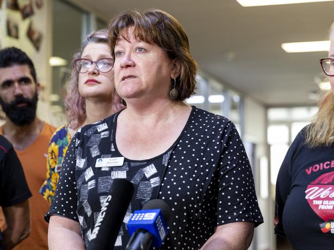 Australian Nurses and Midwifery Federation NT branch secretary Cath Hatcher. Picture: Floss Adams.