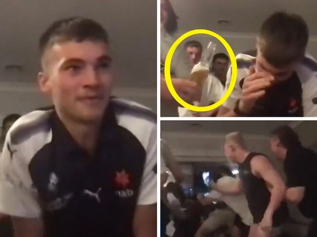 Darcy Wilmot celebration for getting drafted was hilarious.