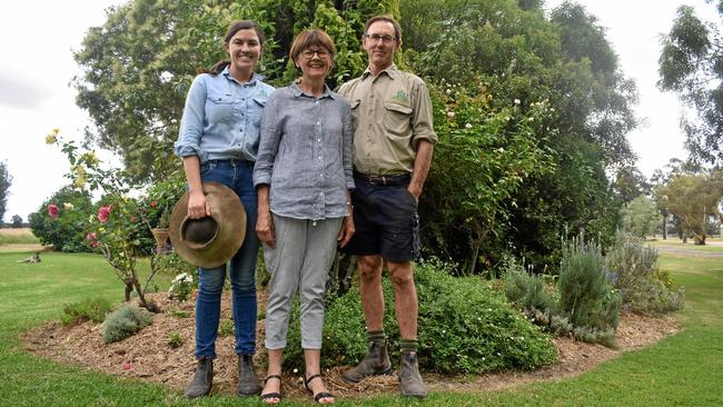 FAMILY AFFAIR: Tamara, Margaret and Bruce Uebergang. Picture: Cassandra Glover