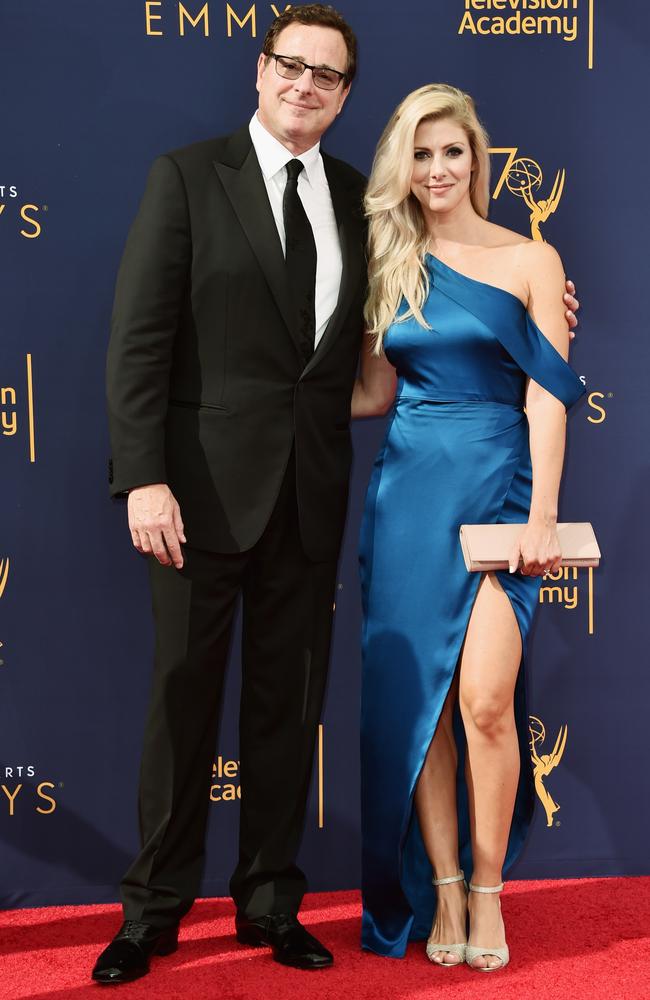 Actor Bob Saget and Kelly Rizzo were married in 2018. Picture: Alberto E. Rodriguez/Getty Images