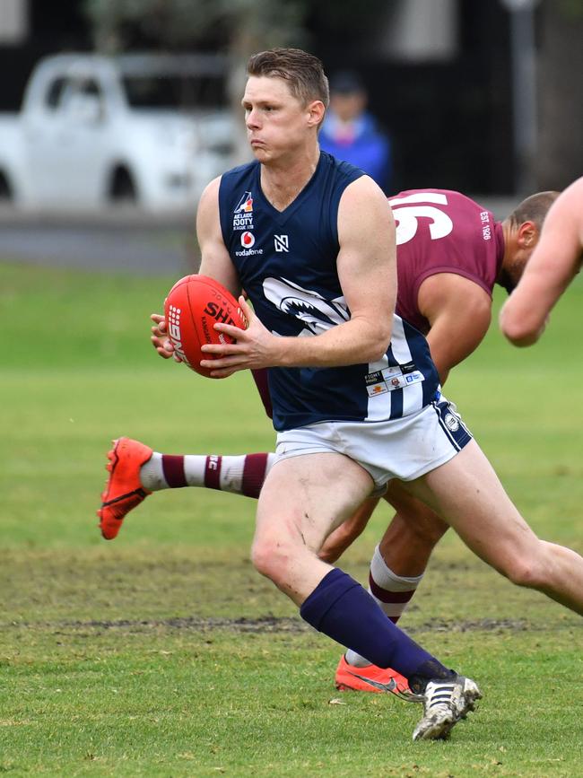 Shark Nathan Bowles was solid for Henley on Saturday. Picture: AAP/Keryn Stevens