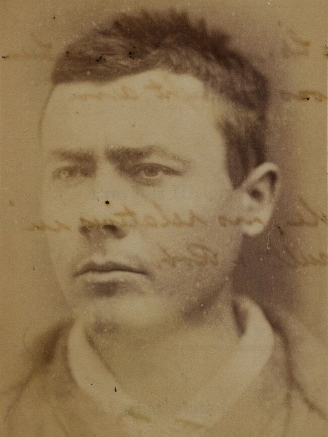 Carl von Ledebur from his Victorian Prison Record. Picture: Public Record Office Victoria