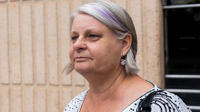 Kirsty Ashley's mother Heather Steadman outside court on Wednesday.